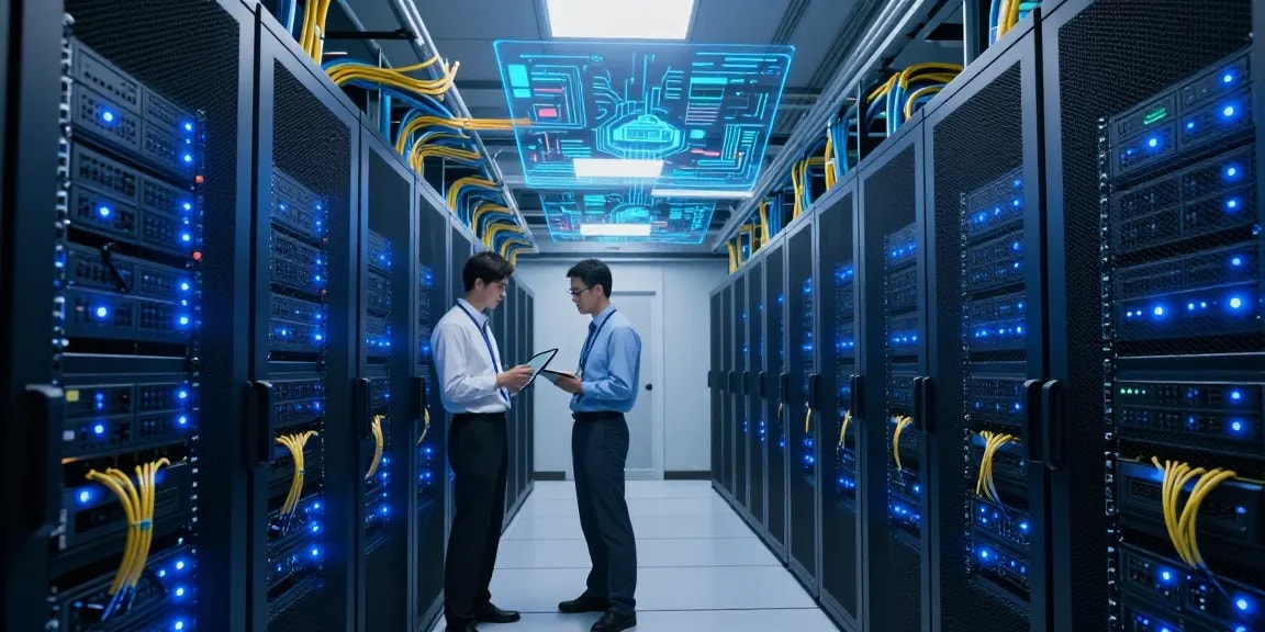 hb88bee in a modern data center with advanced cloud computing infrastructure and secure technology solutions.