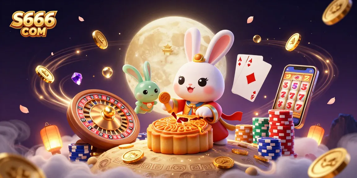 Experience the thrill of gaming with S666 COM featuring dynamic casino elements and vibrant 3D illustration.