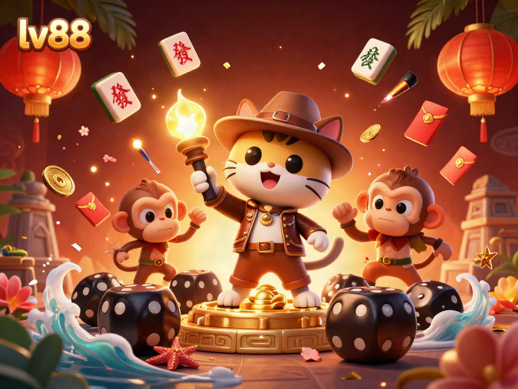 Engage with lv88's thrilling casino adventure featuring unique characters amidst rich gaming elements.