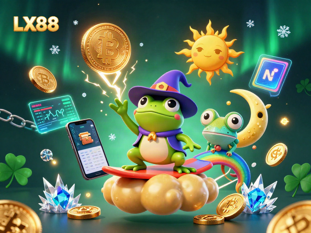 Play the LX88 and enjoy a golden storm of casino glory in this vibrant illustration.