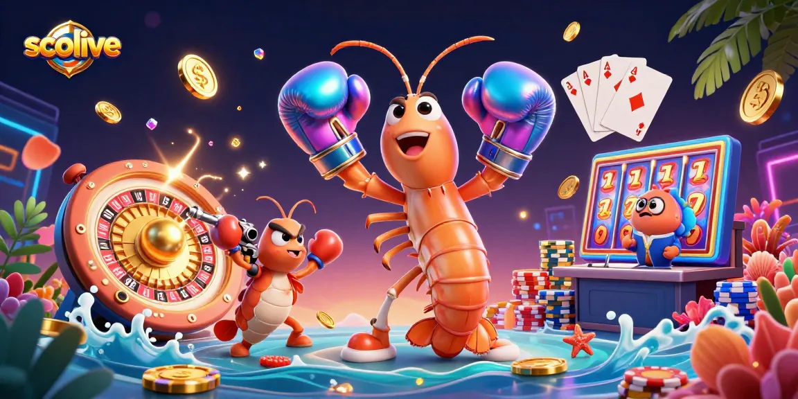 Join the exciting world of socolive with a 3D mantis shrimp, showcasing vibrant casino action