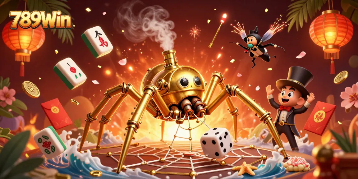 Experience the thrill of winning with 789Win's vibrant casino scene, showcasing steampunk elements and exciting gaming atmosphere.