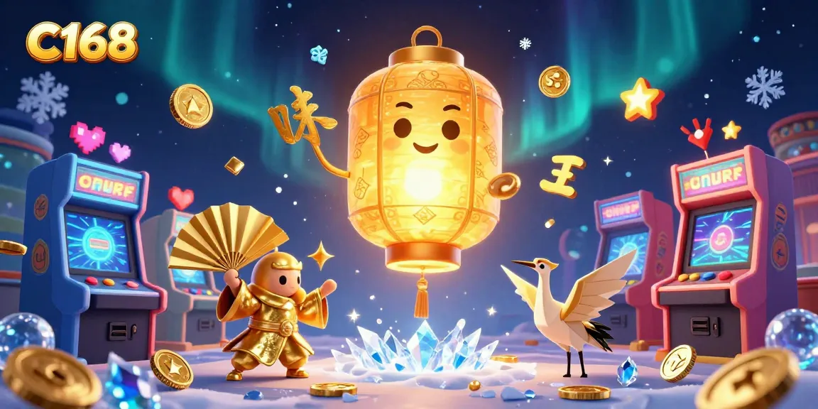C168 brings excitement with vibrant casino elements and golden lantern spirit lighting up the gaming scene.