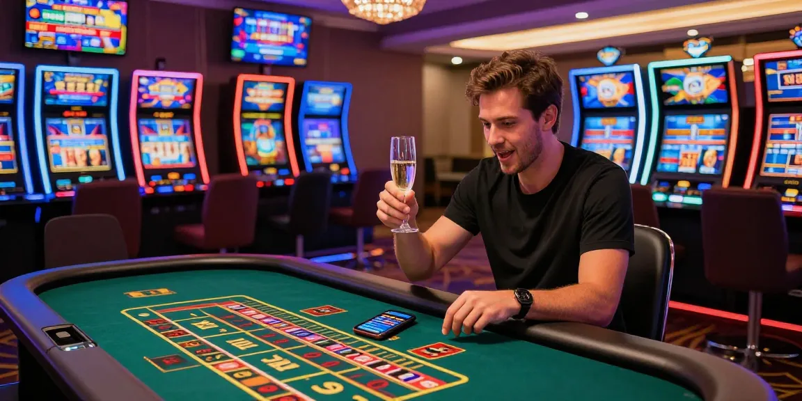 Exciting gambling moment at XX88 online casino with a player enjoying live roulette, showcasing vibrant gaming atmosphere