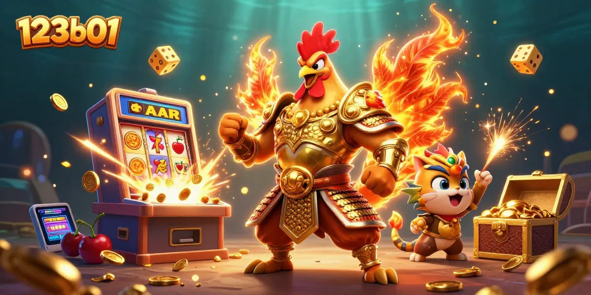 Experience thrilling gameplay with 123b01, featuring dynamic characters in an exciting casino scene.