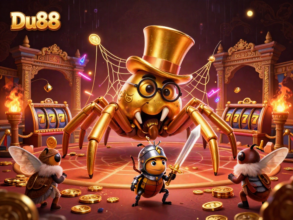 Experience thrilling gameplay with Du88 in a vibrant casino scene featuring characters and rich details.